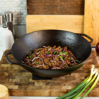Lodge Cast Iron Wok (14"/35.56cm) 3
