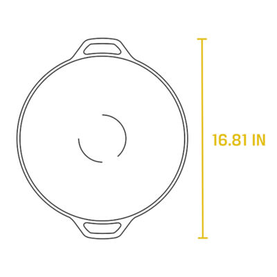 Lodge Cast Iron Wok (14"/35.56cm) 4