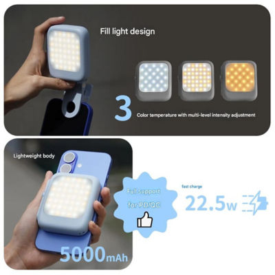TORRII LUNA Magnetic Powerbank 5000mAh with LED light 6