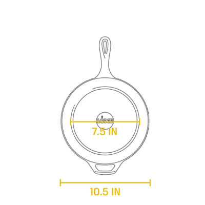 Lodge 3.2 Quart Cast Iron Combo Cooker 8