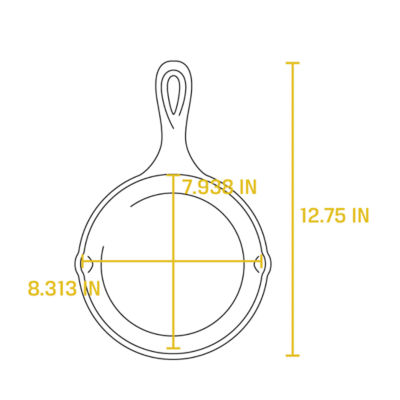 Lodge Wildlife Series™ Cast Iron Duck Skillet (8"/20.32cm) 6