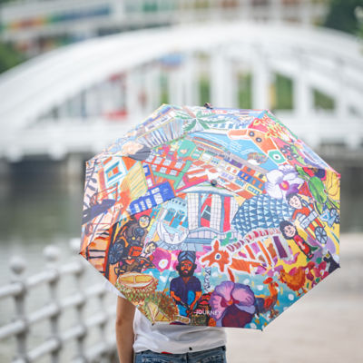 JOURNEY THREADS OF SINGAPORE COLLECTION - COMPACT UMBRELLA 5