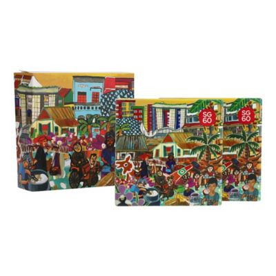 JOURNEY THREADS OF SINGAPORE COLLECTION - CERAMIC COASTER (SET OF TWO) 4