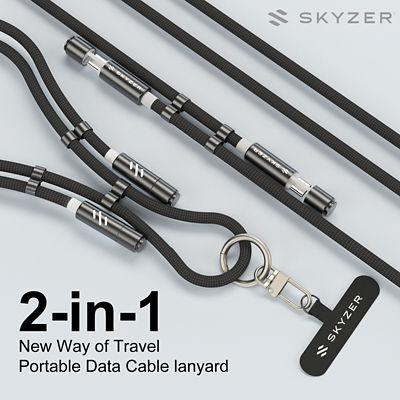 Skyzer CC800 Lanyard Charging Cable 60W 1.5M 5