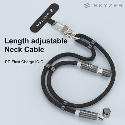 Skyzer CC800 Lanyard Charging Cable 60W 1.5M 6