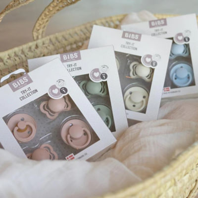 BIBS Try-It Collection Baby Pacifiers 4