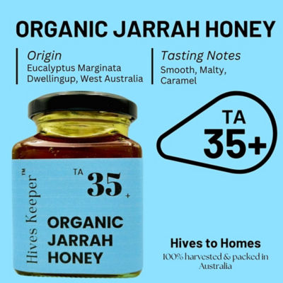 Hives Keeper Jarrah Exclusive Gift Set (Jarrah 50 + Organic Jarrah)  250g x 2 6