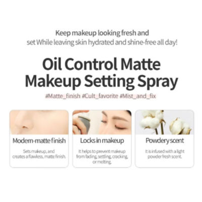 SO.NATURAL [双件装] Real Matte哑光定妆喷雾 Fixx 75ml 3