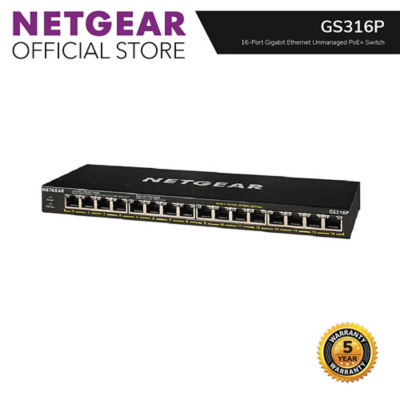 NETGEAR GS316P 16-Port Gigabit Ethernet Unmanaged PoE+ Switch with FlexPoE (Plug & Play) 3