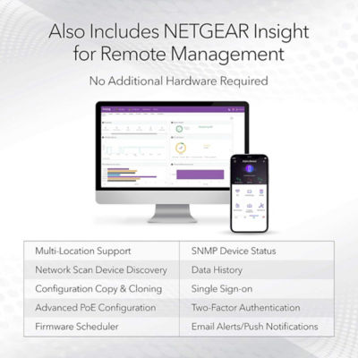 NETGEAR GS110TP 8-Port Gigabit Ethernet Smart Managed Pro PoE Switch 5