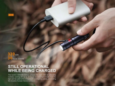 Fenix E05R 400 Lumens Rechargeable Keychain Flash Light 7