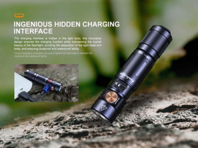 Fenix E05R 400 Lumens Rechargeable Keychain Flash Light 8
