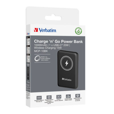 Verbatim 10000mAh Magnetic Wireless Power Bank (MCP-10) 2