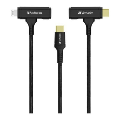 Verbatim USB-C & Lightning 2-in-1 Cable (120cm) 5