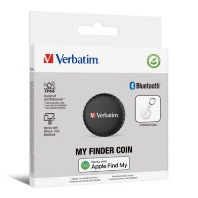 Verbatim MYF-01 MyFinder Bluetooth Item Finder 1 Pack, Black 4