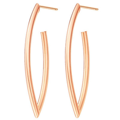 Goldheart Arden Rosé Revolve Hoop Earrings 1