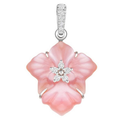 Goldheart Colourella Luna Fleur Pendant with Diamonds 1