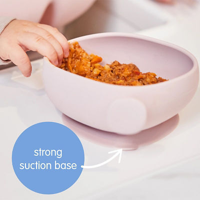 B.Box Silicone Bowl + Lid 350ml | Kids Suction Bowl 6