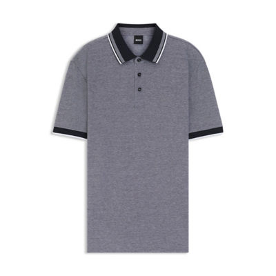 BOSS Logo-Detail Polo Shirt In Cotton Piqué 1