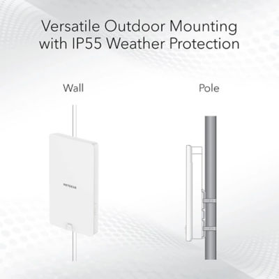 NETGEAR WAX610Y Cloud Managed Wireless Outdoor Access Point - WiFi 6 Dual-Band AX1800 7