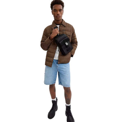 COACH Track Pack In Signature Canvas Charcoal/Black CX880 4