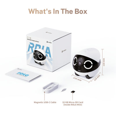 Enabot ROLA Mini Smart Familybot Remote Robot CCTV for Family 8