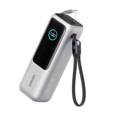 新品未開封Anker Power Bank 165W 25000mAh Buy Anker 25000mAh 165W with Dual Built-In and Retractable USB-C