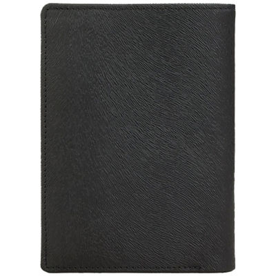 BRAUN BÜFFEL Braun Buffel Canva Passport Holder with Notes Compartment in Black 3