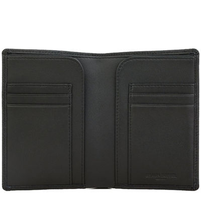 BRAUN BÜFFEL Braun Buffel Canva Passport Holder with Notes Compartment in Black 4