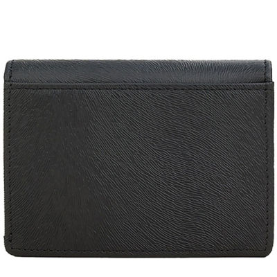 BRAUN BÜFFEL Braun Buffel Canva Card Holder with Notes Compartment in Black 3