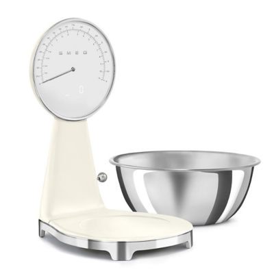 SMEG KSF01CRWW Analogue Digital Kitchen Scale in Cream 3