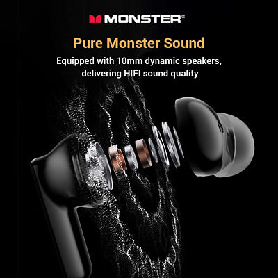 Monster Maxstar MQT50 ANC True Wireless Earbuds 4