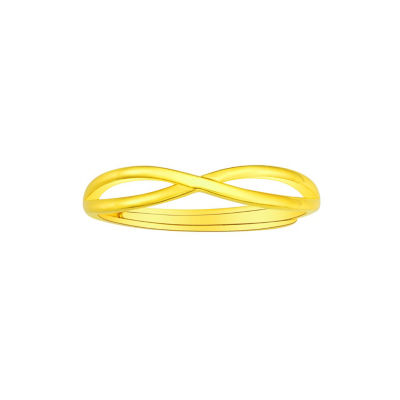 Goldheart 999 Gold Entwine Ring 1