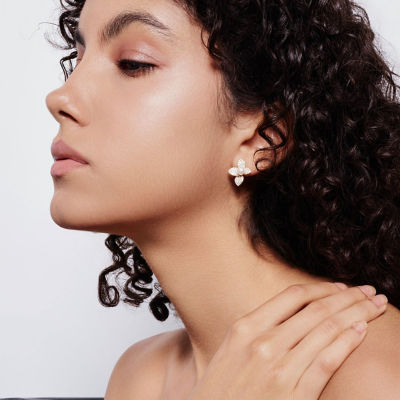 Pearly Lustre Top Grade Freshwater Pearl Earrings WE00858 | BLOOM 6