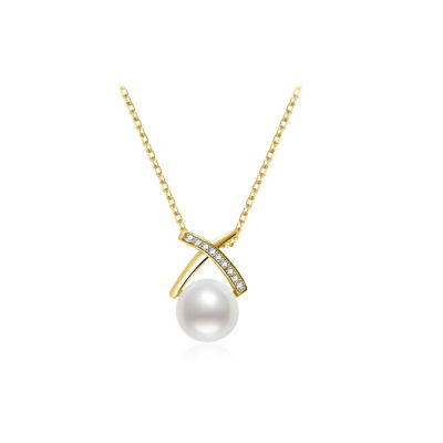 Pearly Lustre Top Grade Freshwater Pearl Necklace WN00738 | X Collection 1