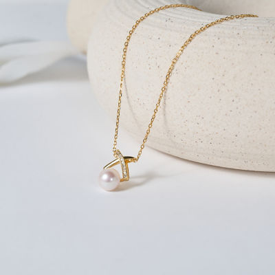 Pearly Lustre Top Grade Freshwater Pearl Necklace WN00738 | X Collection 3