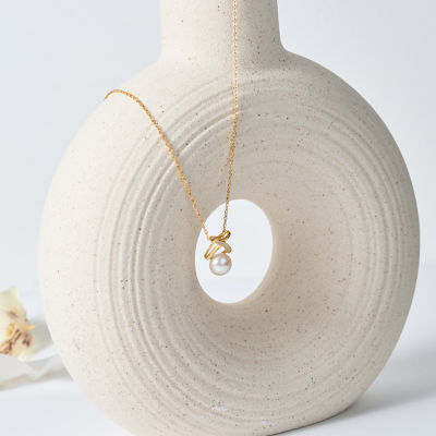 Pearly Lustre Top Grade Freshwater Pearl Necklace WN00738 | X Collection 7
