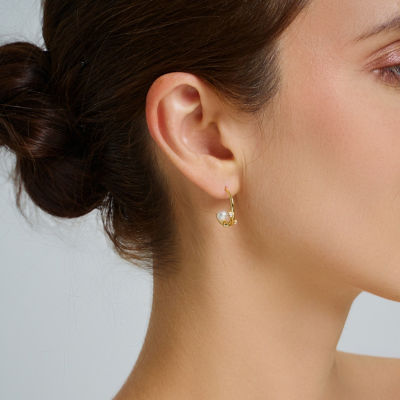 Pearly Lustre Top Grade Freshwater Pearl Earring WE00883 |ROSE 2