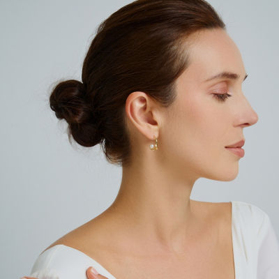 Pearly Lustre Top Grade Freshwater Pearl Earring WE00883 |ROSE 4