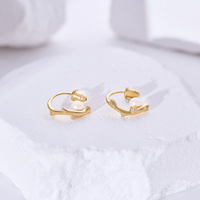 Pearly Lustre Top Grade Freshwater Pearl Earring WE00883 |ROSE 5