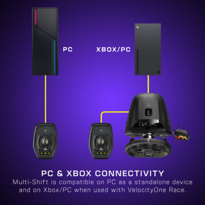 Turtle Beach VelocityOne Multi-Shift Sim Racing Shifter & Handbrake Compatible with Windows 10 & 11, Xbox 8