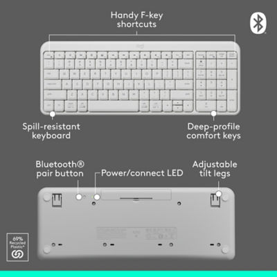 Logitech MK250 Compact Bluetooth® Wireless Combo 8