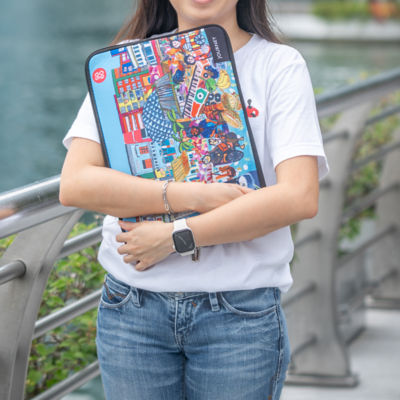 JOURNEY THREADS OF SINGAPORE COLLECTION - LAPTOP SLEEVE 4