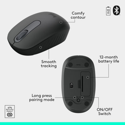 Logitech MK251 Compact Wireless Keyboard and Mouse Combo (Black) 7