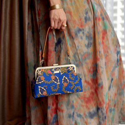 COCOONESE Underarm Bag - Epiphyllum (BLUE) 6