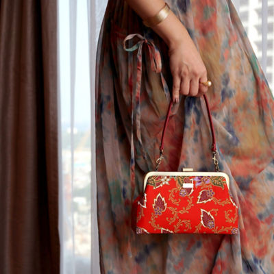 COCOONESE Underarm Bag - Epiphyllum (RED) 7