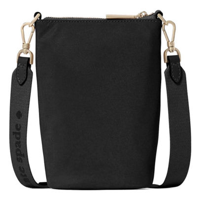 KATE SPADE Carter Nylon Phone Crossbody Black KL876 3