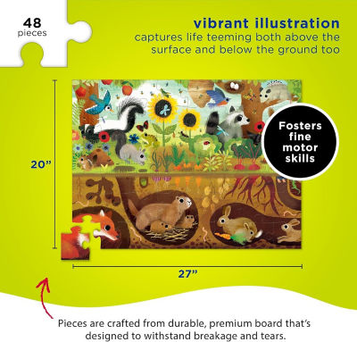 Crocodile Creek Above + Below 48-Piece Jigsaw Floor Puzzle 3