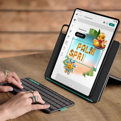 Logitech Flip Folio for iPad Pro & Air 13" Keyboard Case 3