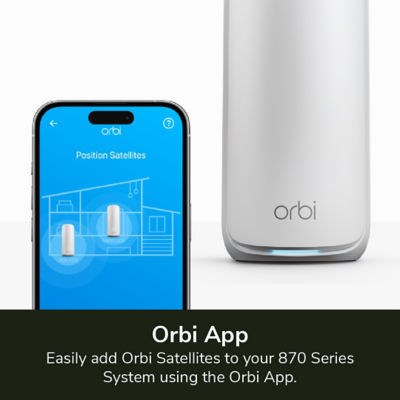 NETGEAR Orbi 870 (RBE870) WiFi 7 Mesh Add-on Satellite 3